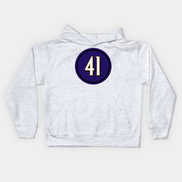 Baltimore Ravens Levine Kids Hoodie by naesha stores